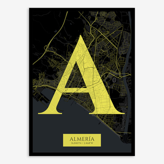 Almeria Map V06 Night / Frame / Yes