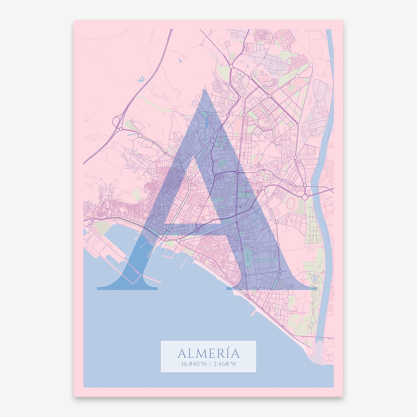 Almeria Map V06 Nursery / Frame / No