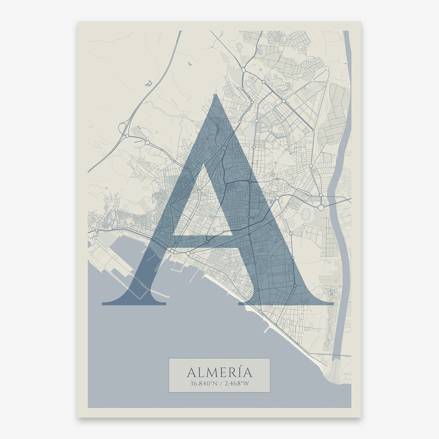 Almeria Map V06 Seaside / No Frame / No