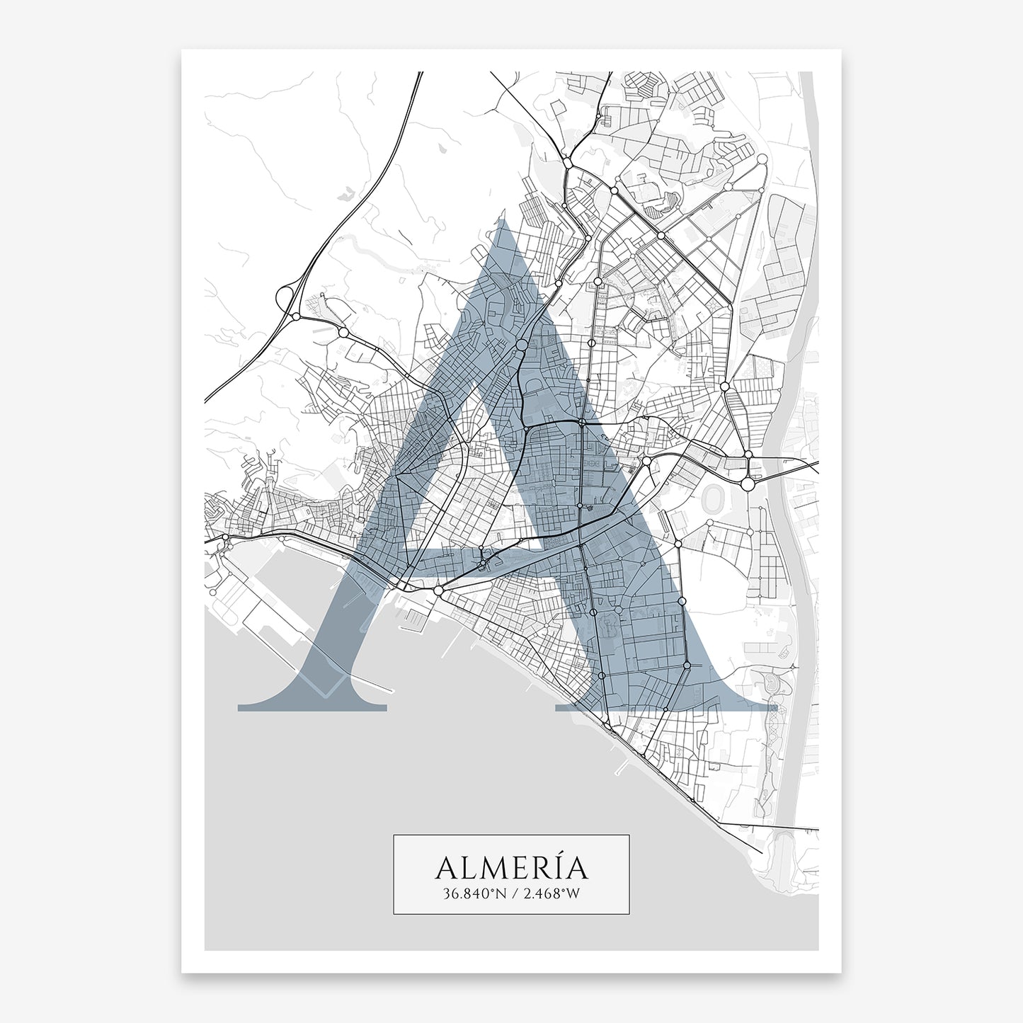 Almeria Map V06 Urban / Frame / Yes