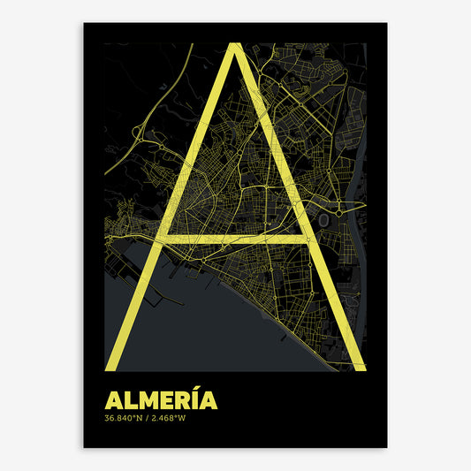 Almeria Map V07 Night / Frame / Yes