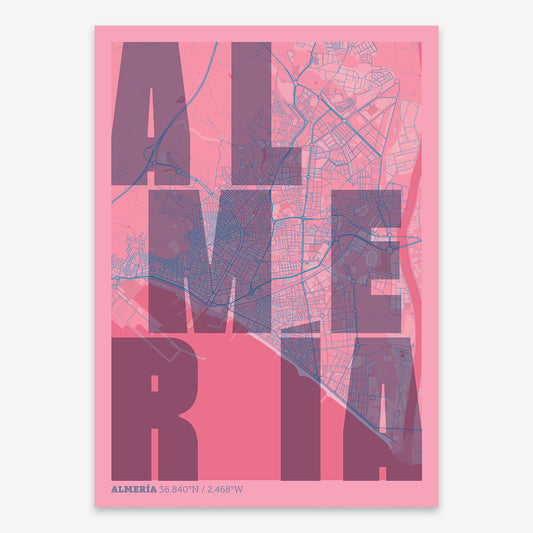 Almeria Map V08 Tuscan / Frame / Yes