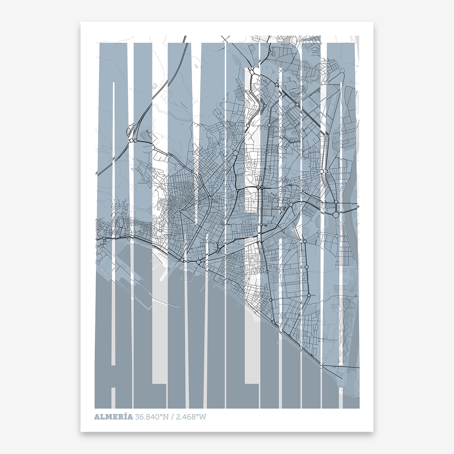 Almeria Map V09 Urban / Frame / No