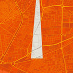 Detalle de la lámina tipográfica de Almeria, textura del papel Giclée