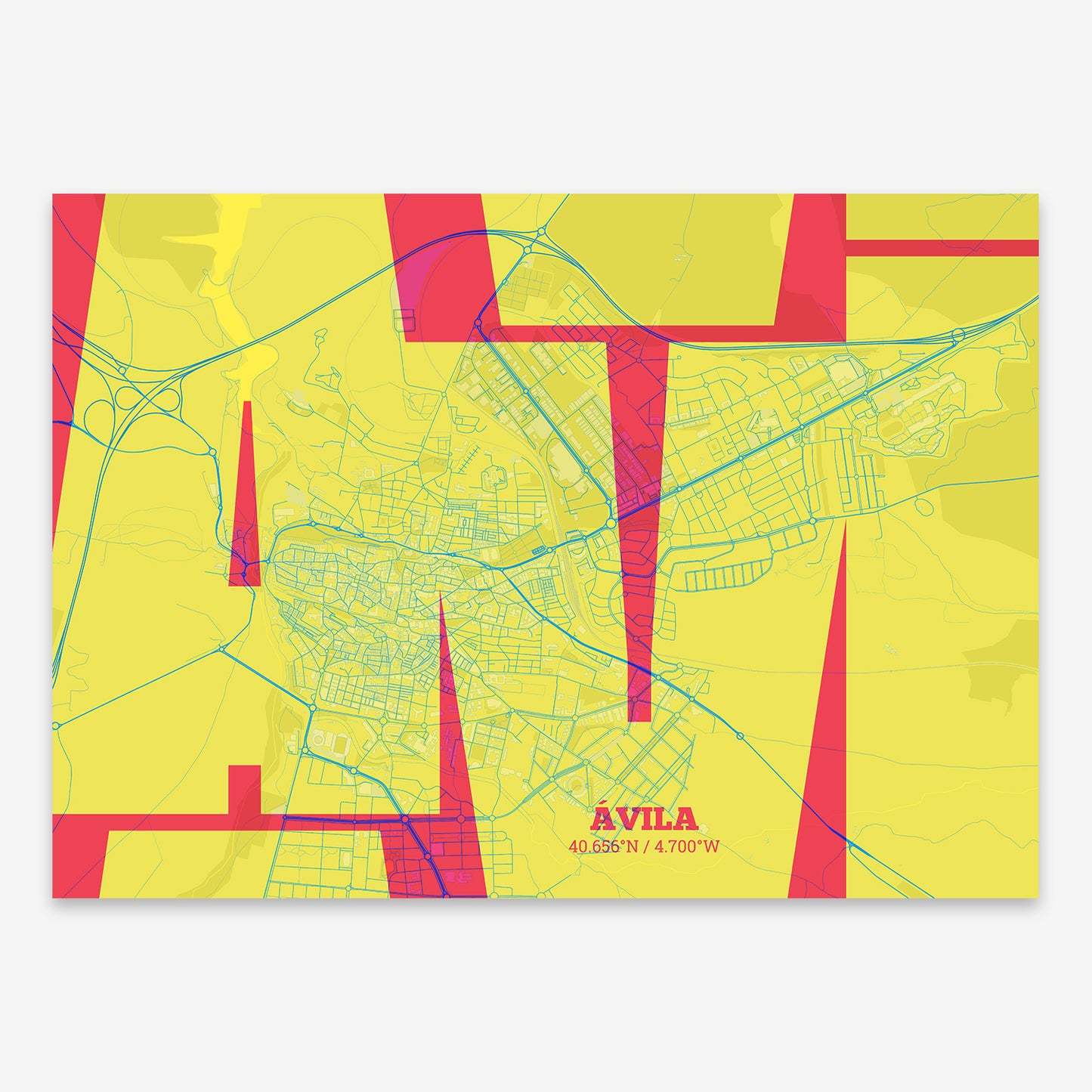 Avila Map V03 Miami / No Frame / No