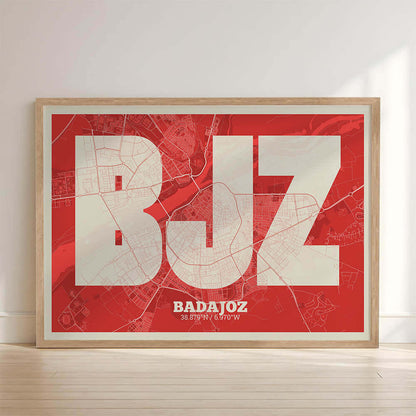 Lámina decorativa de Badajoz – "La Súper Bold"
