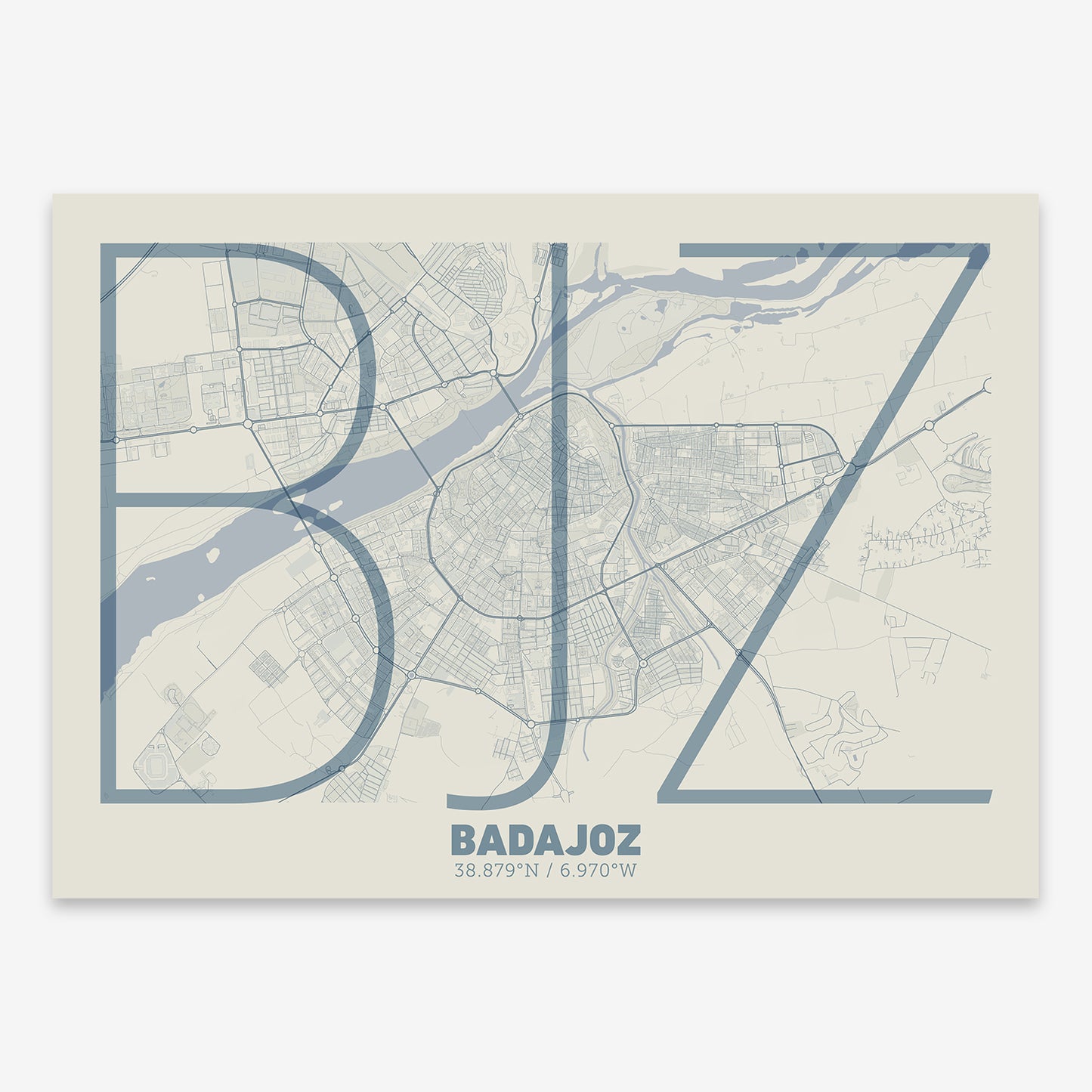 Badajoz Map V07 Seaside / No Frame / No