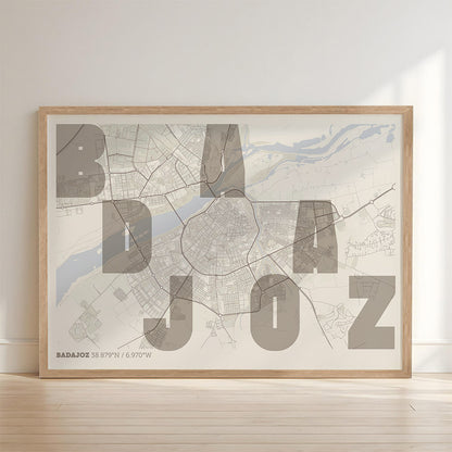 Mapa artístico de Badajoz – "Cada Letra a su Aire"