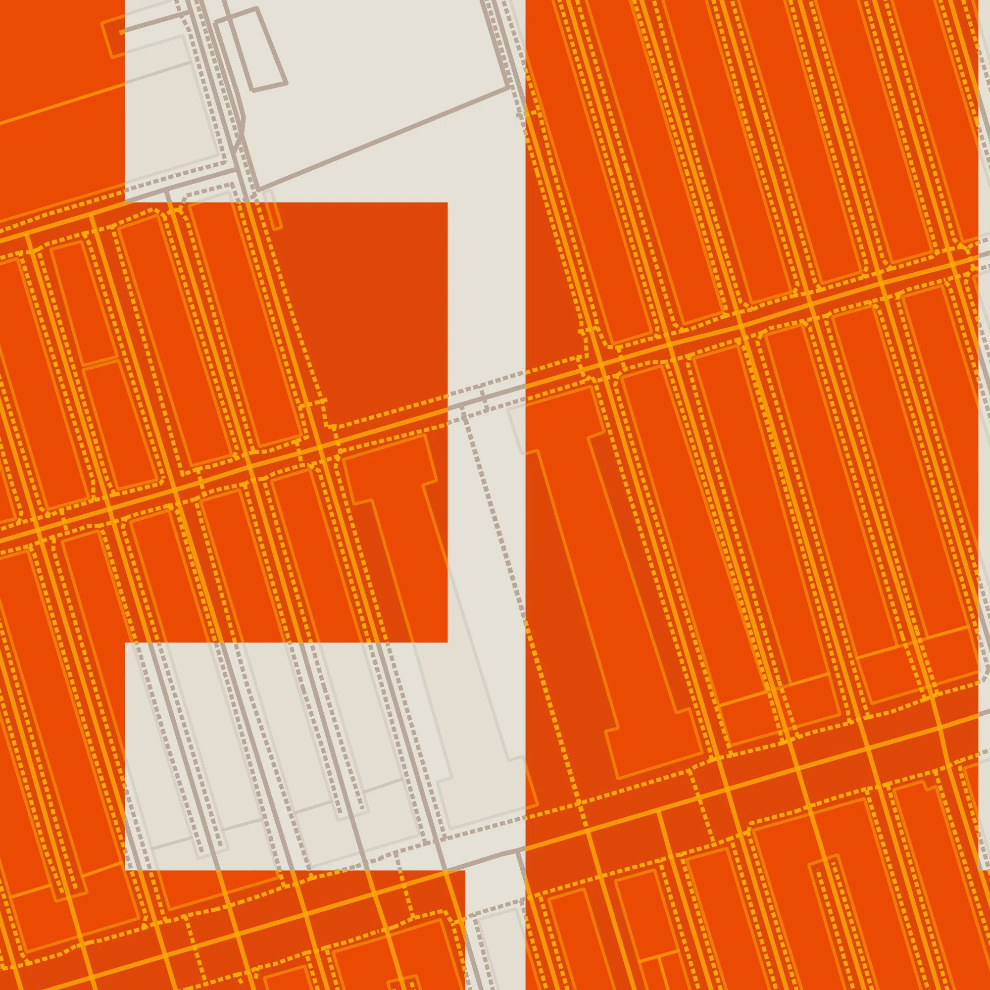 La Barceloneta — print detail, close-up