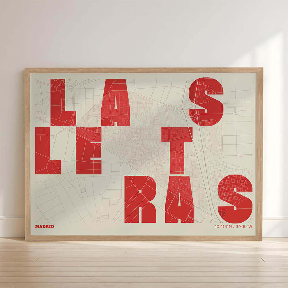 Las Letras Print 8, Madrid