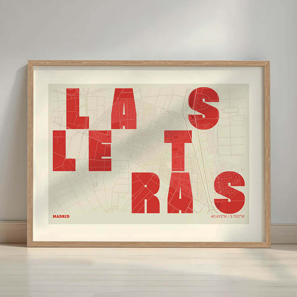 Las Letras Print 8, Madrid