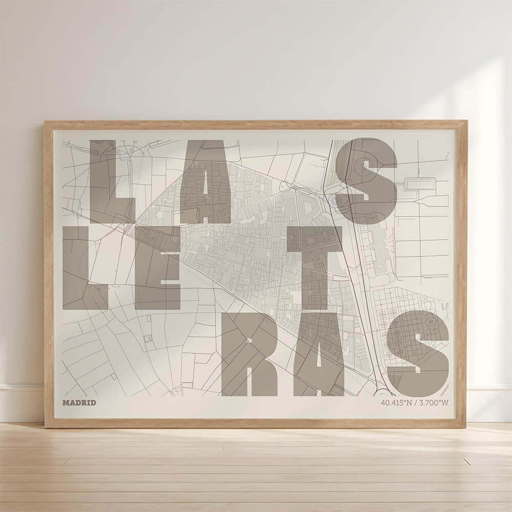 Las Letras Print 8, Madrid