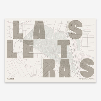 Las Letras Print 8, Madrid