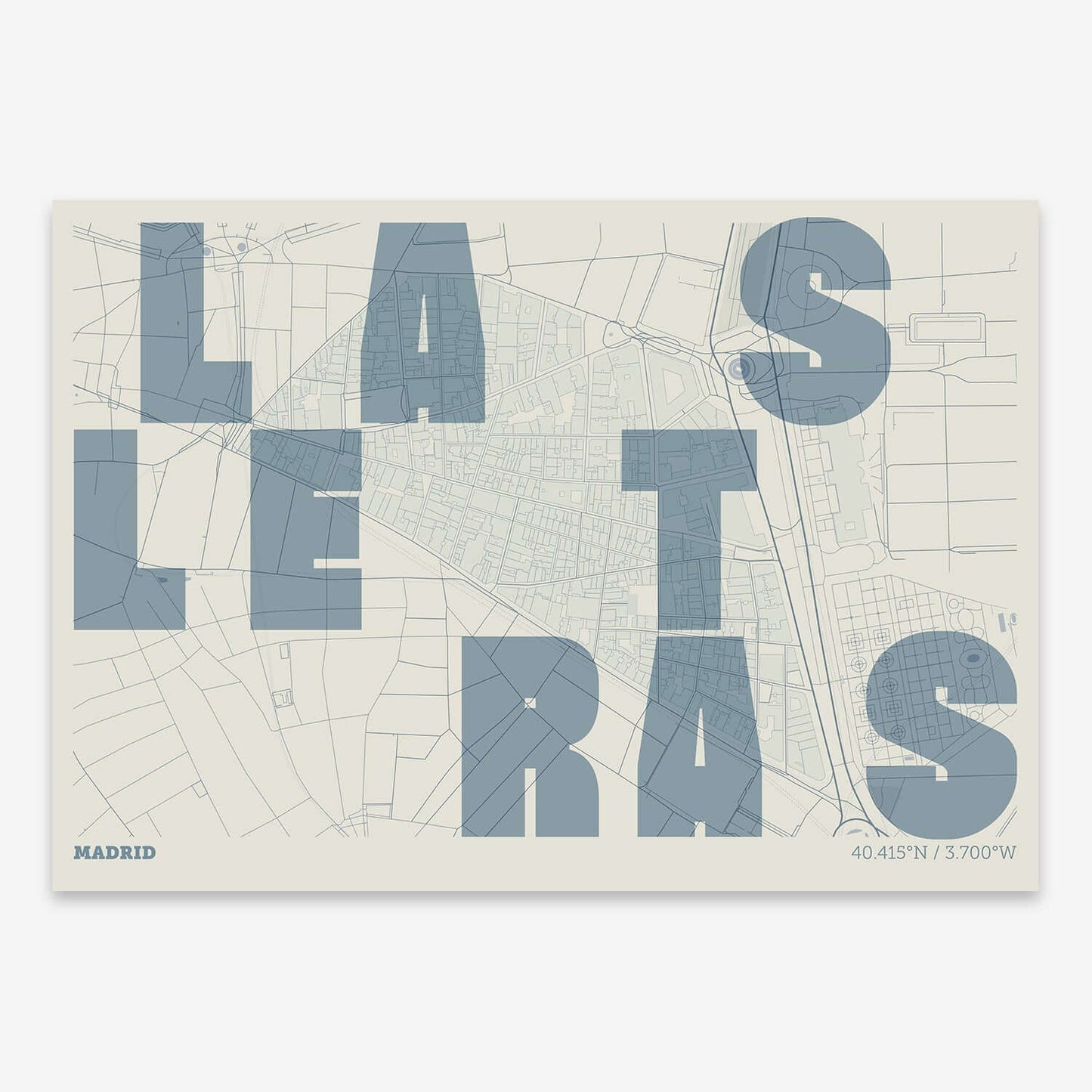Las Letras Print 8, Madrid