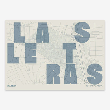 Las Letras Print 8, Madrid