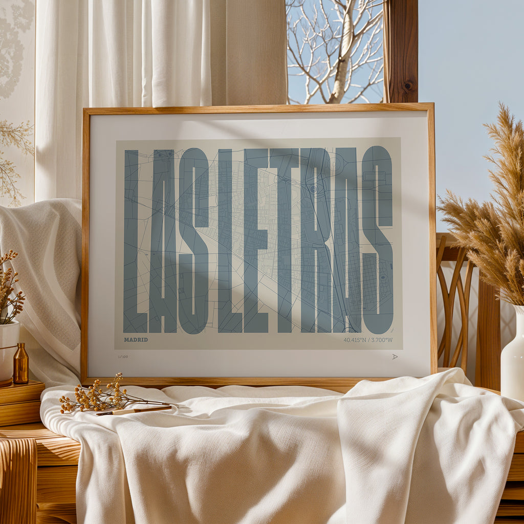 Lámina Mapa de Las Letras – Arte Tipográfico