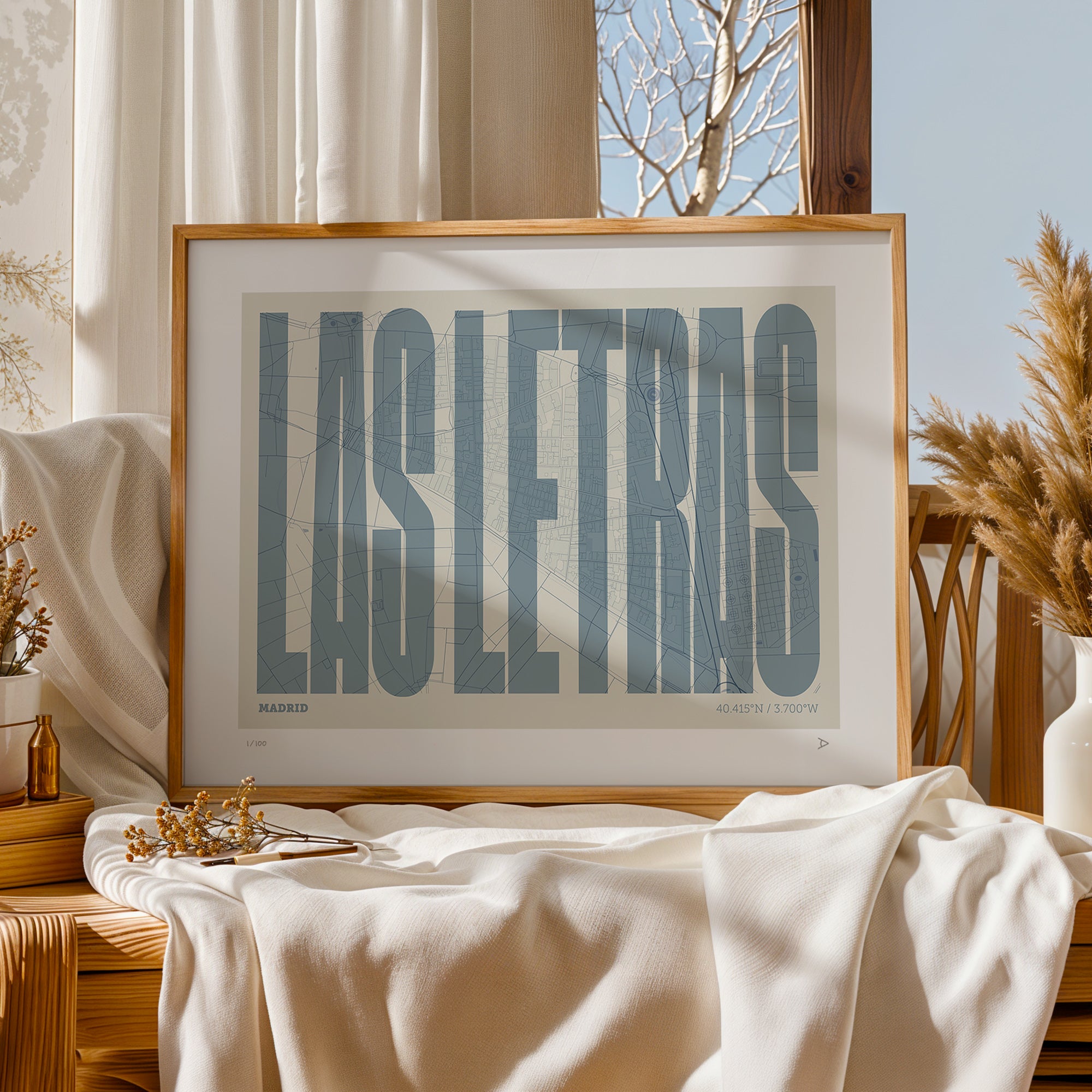 Lámina Mapa de Las Letras – Arte Tipográfico