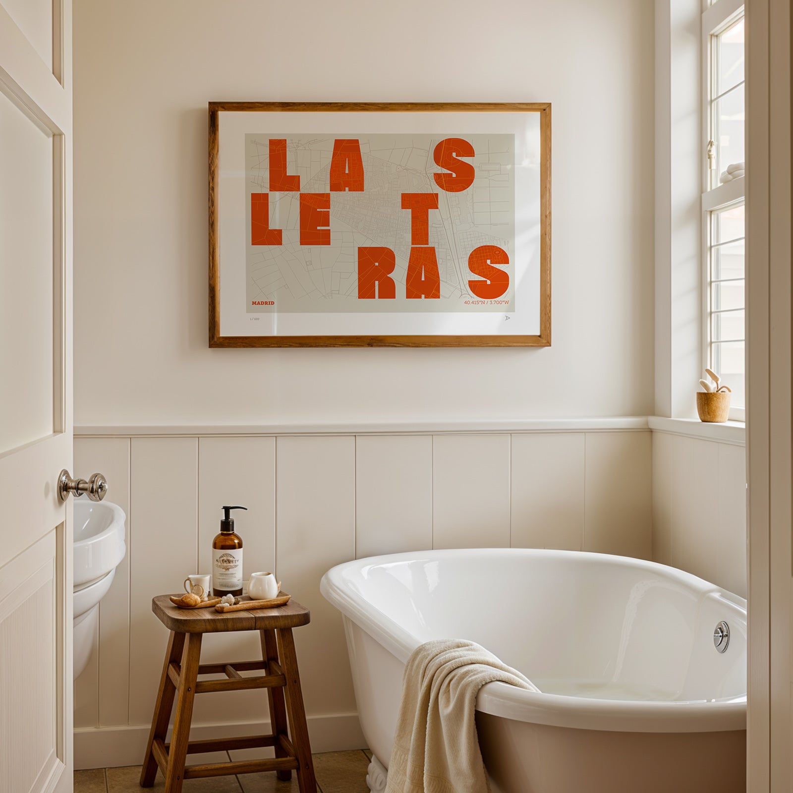 Lámina Mapa de Las Letras – Arte Tipográfico
