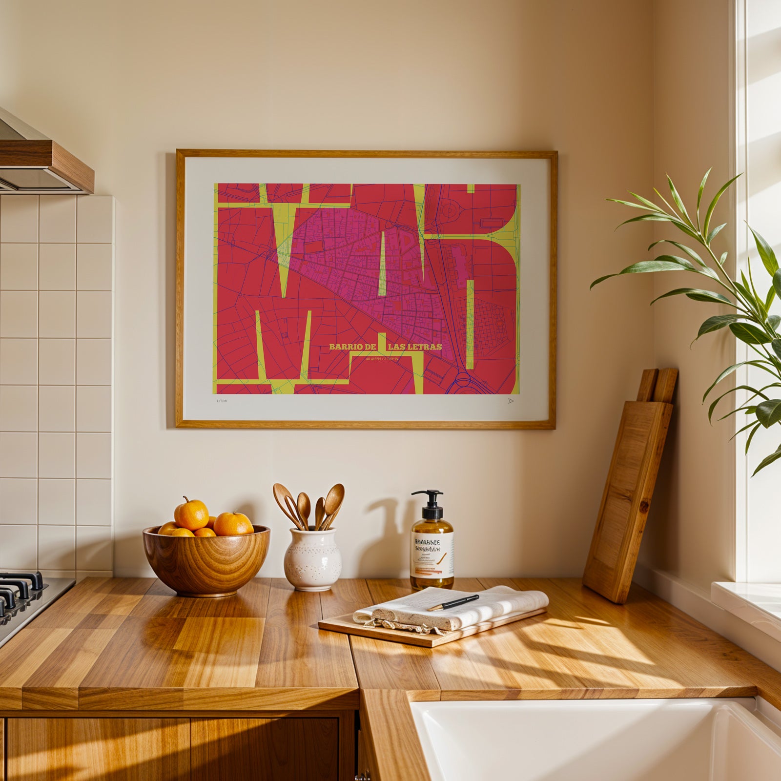 Lámina Mapa de Las Letras – Arte Tipográfico