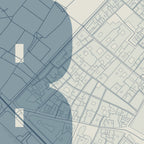 Detalle de la lámina tipográfica de El Born, textura del papel Giclée