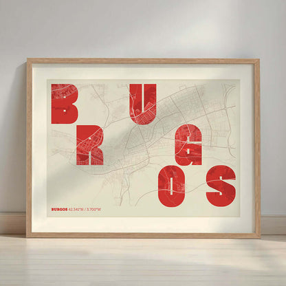 Mapa artístico de Burgos – "Cada Letra a su Aire"