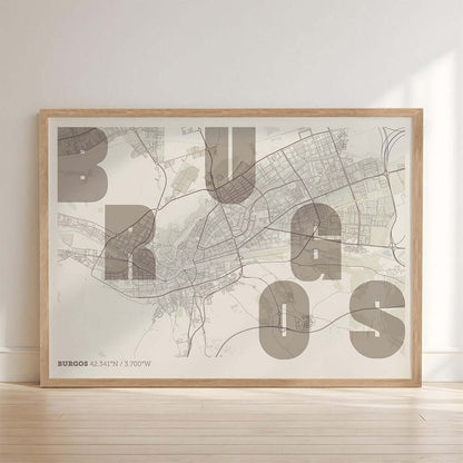 Mapa artístico de Burgos – "Cada Letra a su Aire"