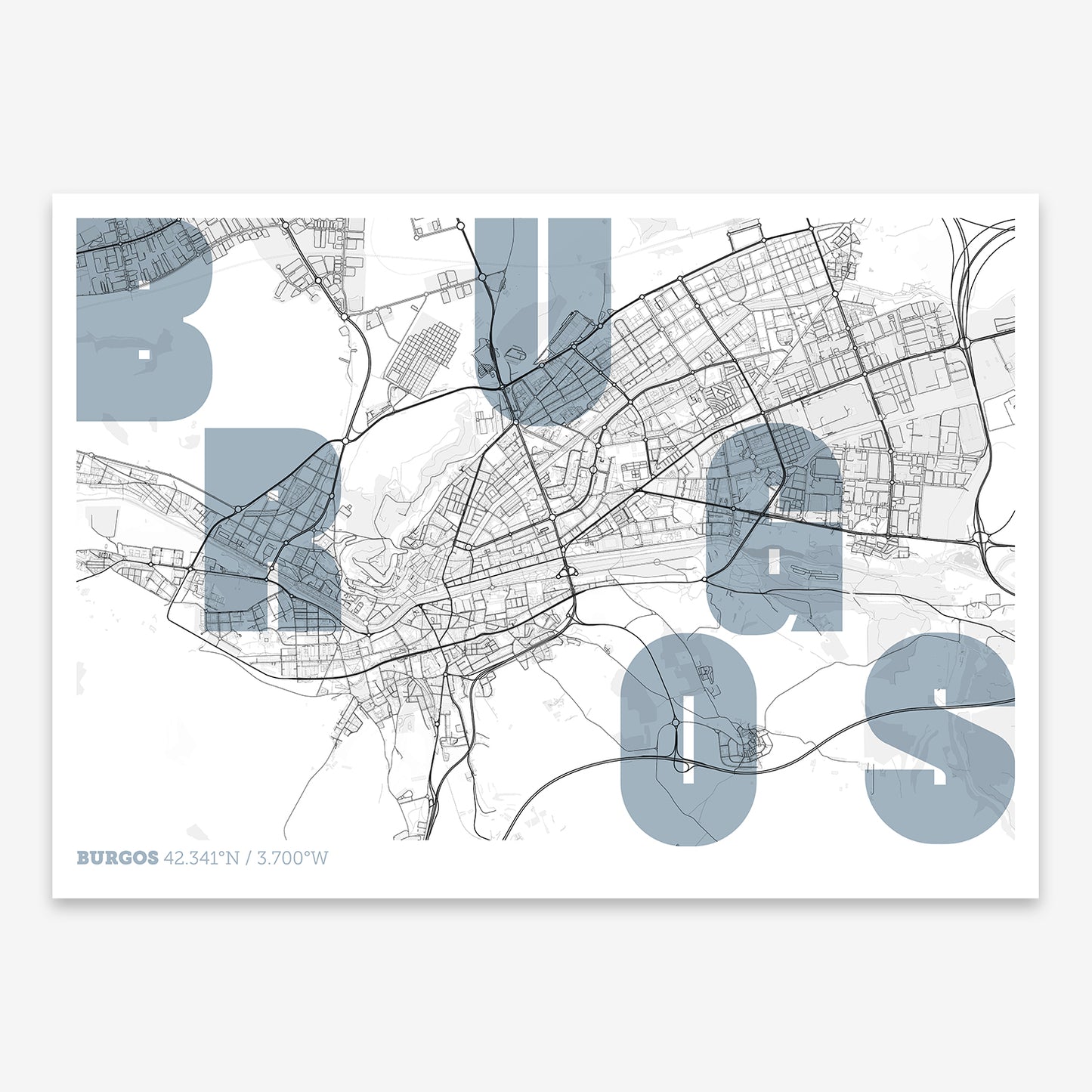 Burgos Map V08 Urban / Frame / Yes