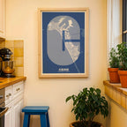 Lámina decorativa de Cádiz – Arte tipográfico moderno