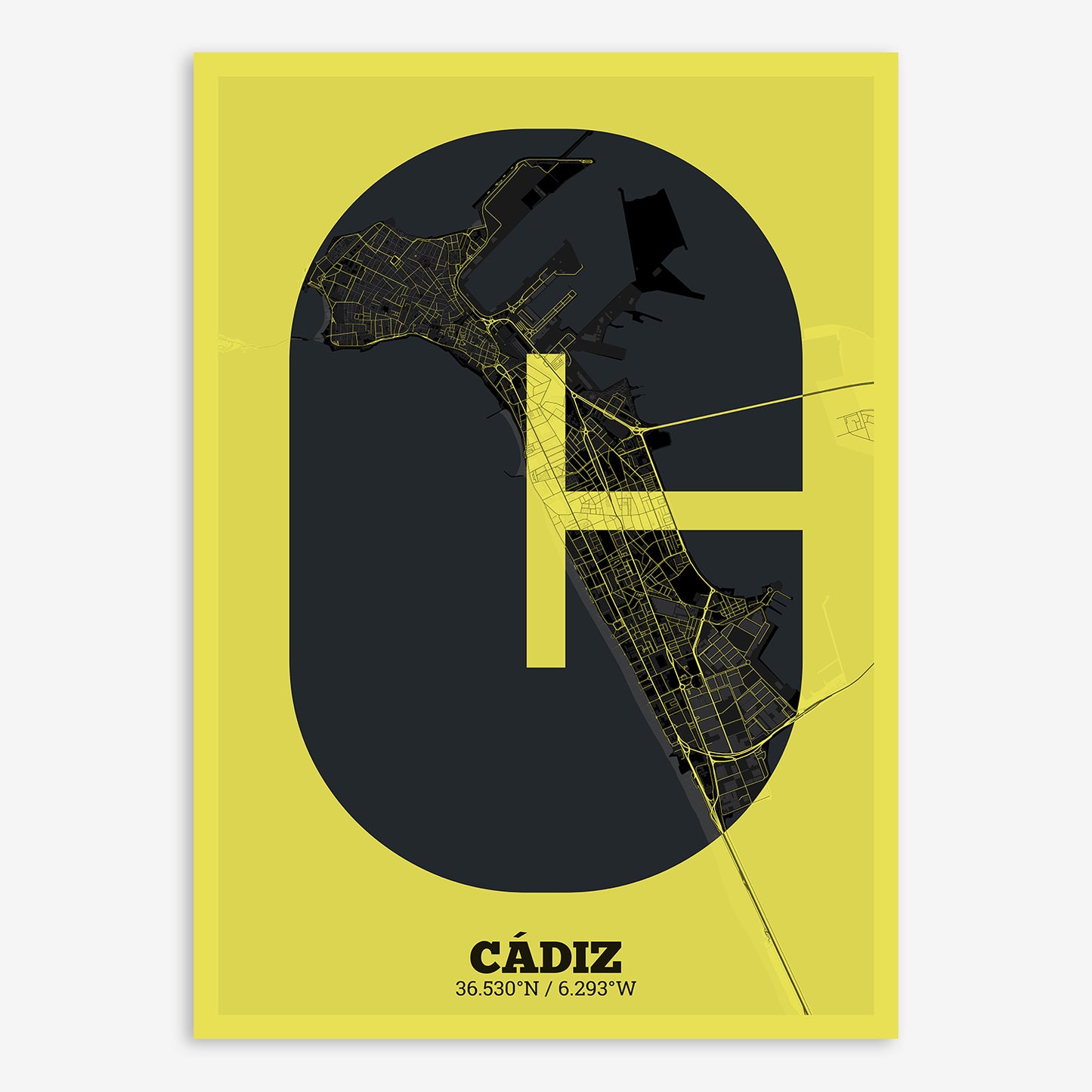 Cadiz Map V02 Night / Frame / Yes