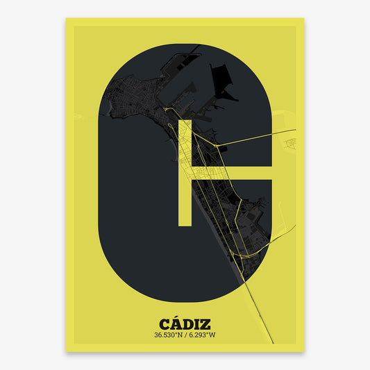 Cadiz Map V02 Night / Frame / Yes