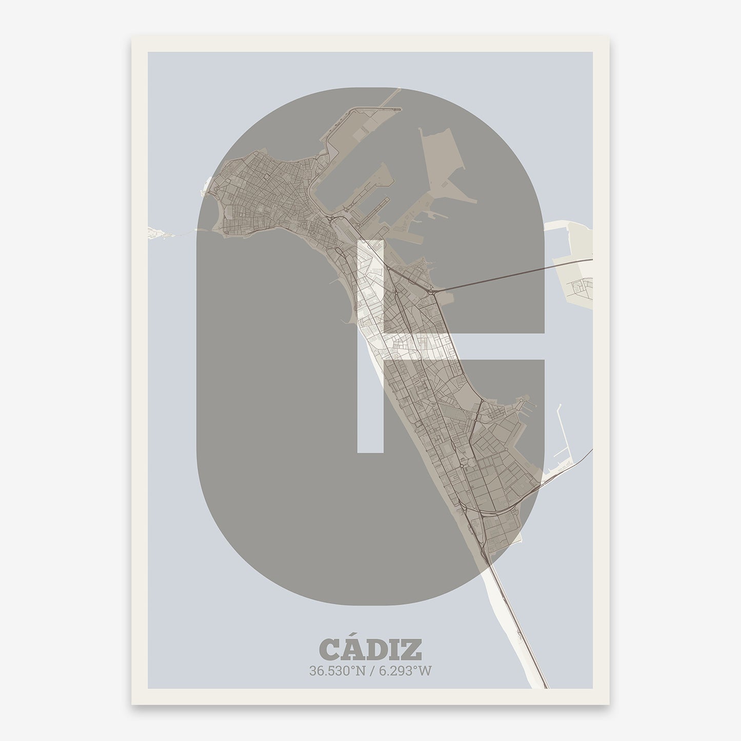 Cadiz Map V02 Rustic / No Frame / No