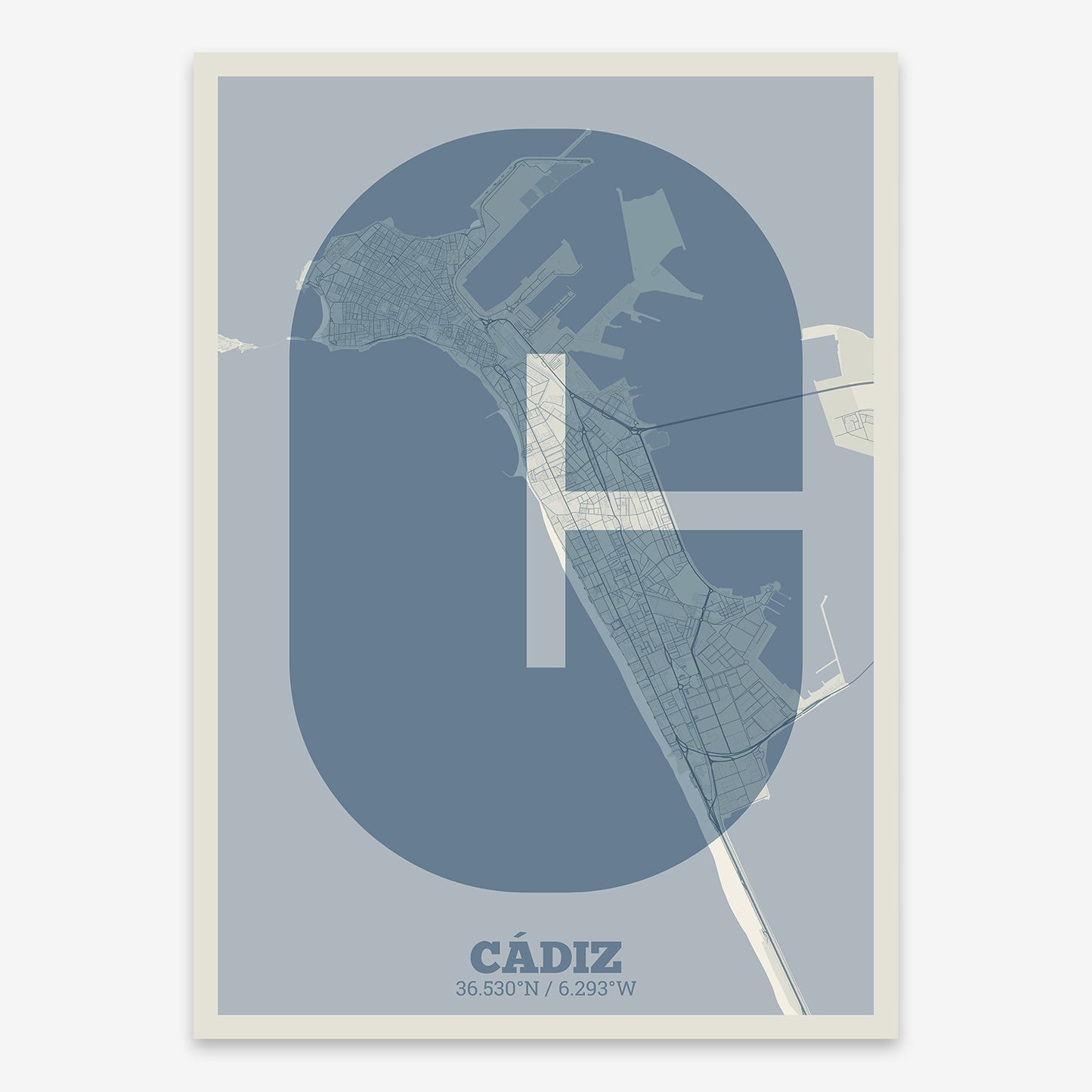 Cadiz Map V02 Seaside / No Frame / No