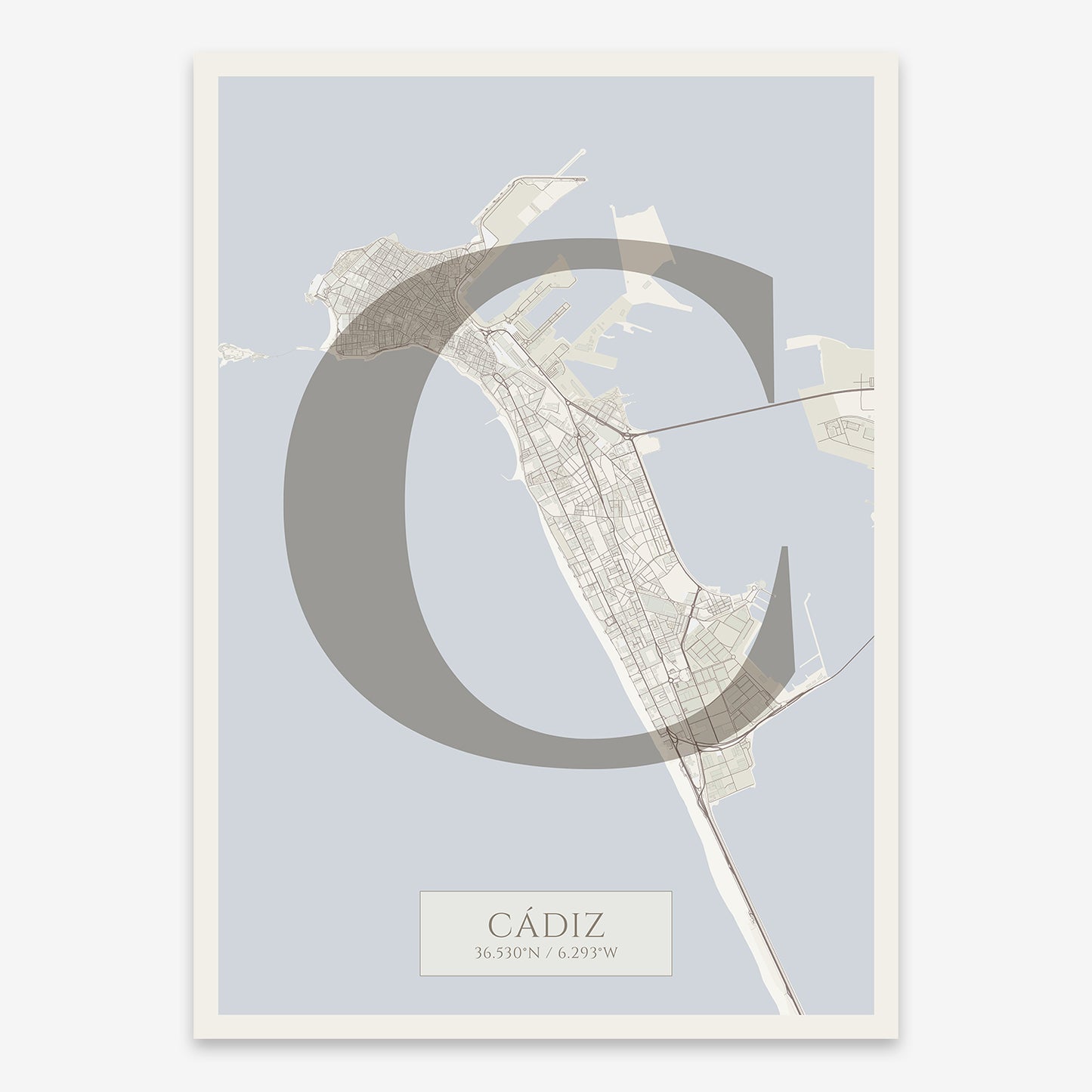 Cadiz Map V06 Rustic / No Frame / No