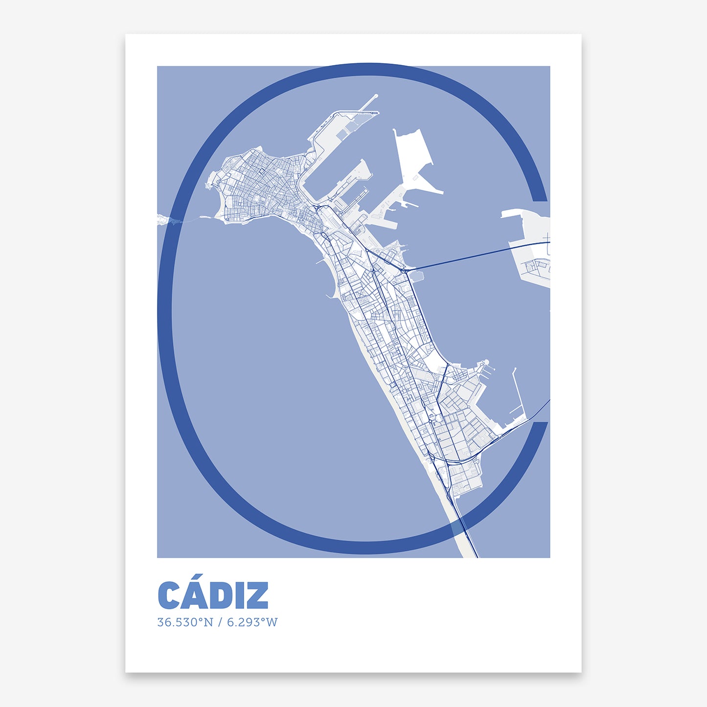 Cadiz Map V07 Med / Frame / Yes