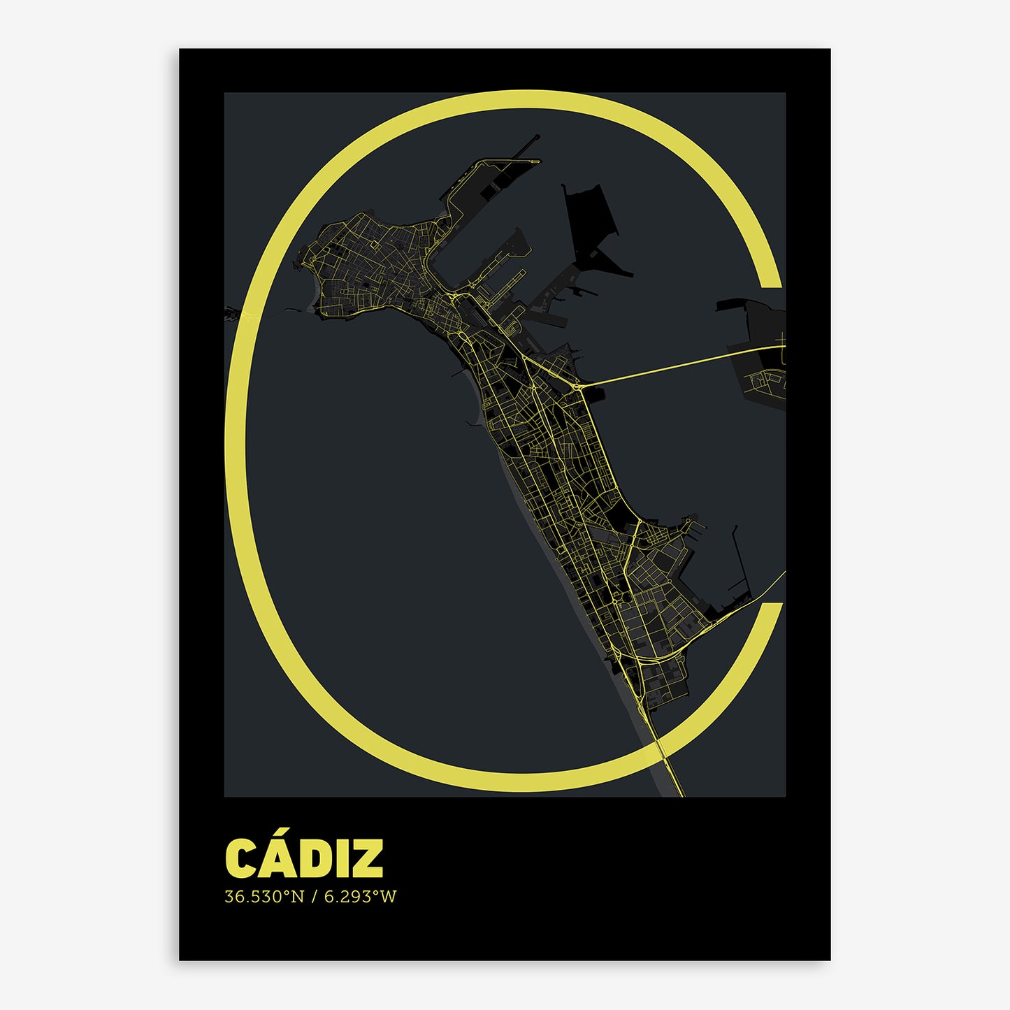 Cadiz Map V07 Night / No Frame / No