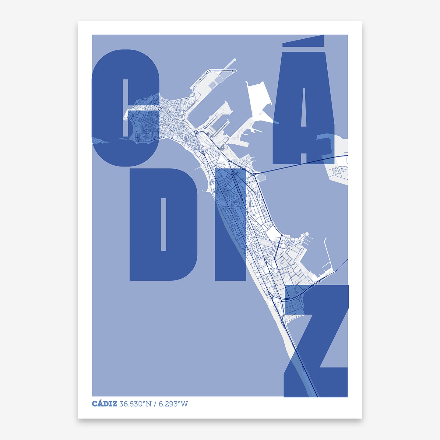 Cadiz Map V08 Med / Frame / Yes