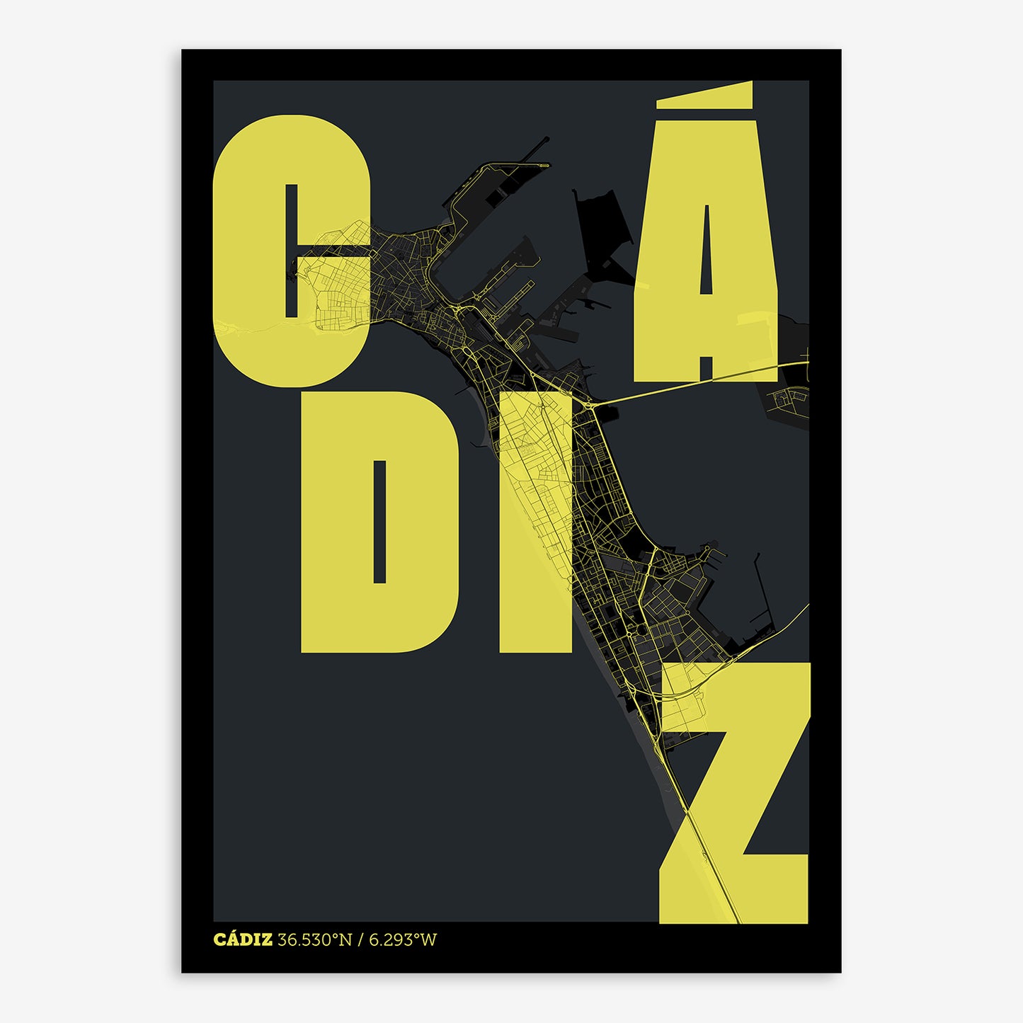 Cadiz Map V08 Night / Frame / Yes