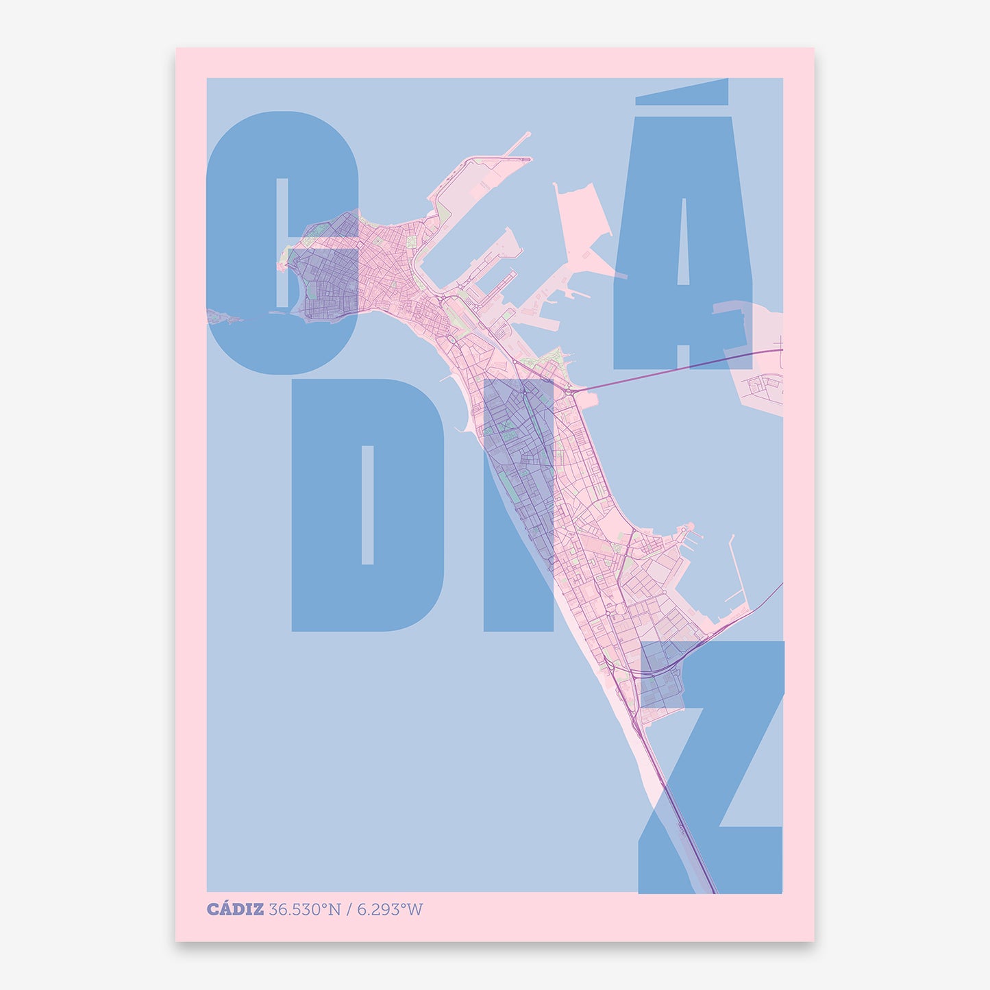 Cadiz Map V08 Nursery / Frame / No