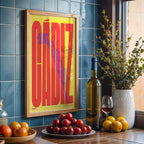 Recuerdo gráfico de Cádiz – Lámina tipográfica contemporánea