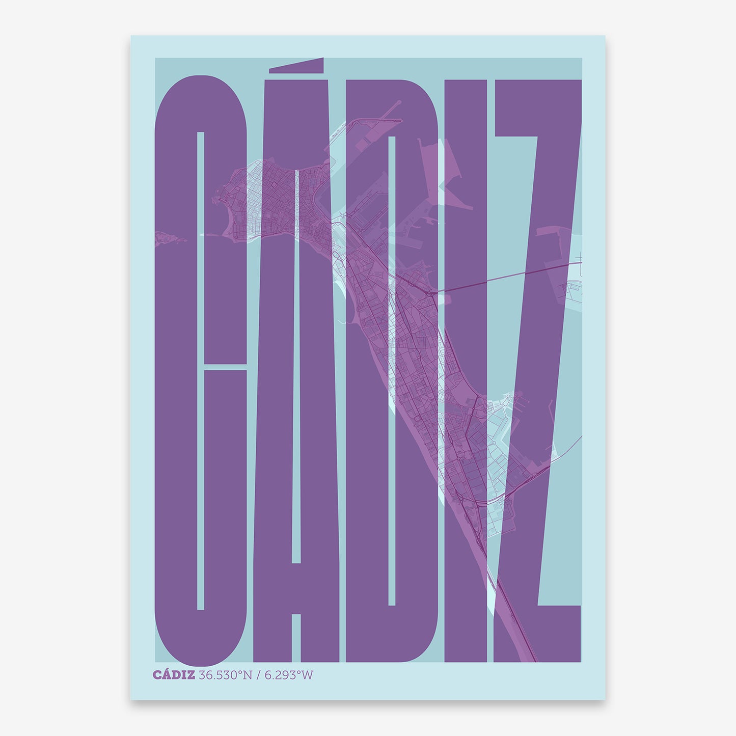 Cadiz Map V09 Shabby / Frame / No