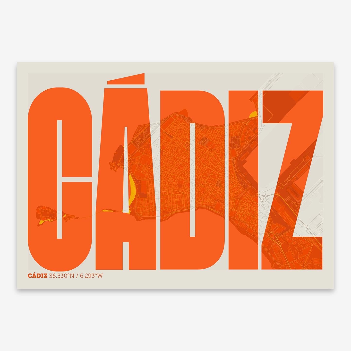 Cadiz Downtown Map V09 Tribal / Frame / Yes