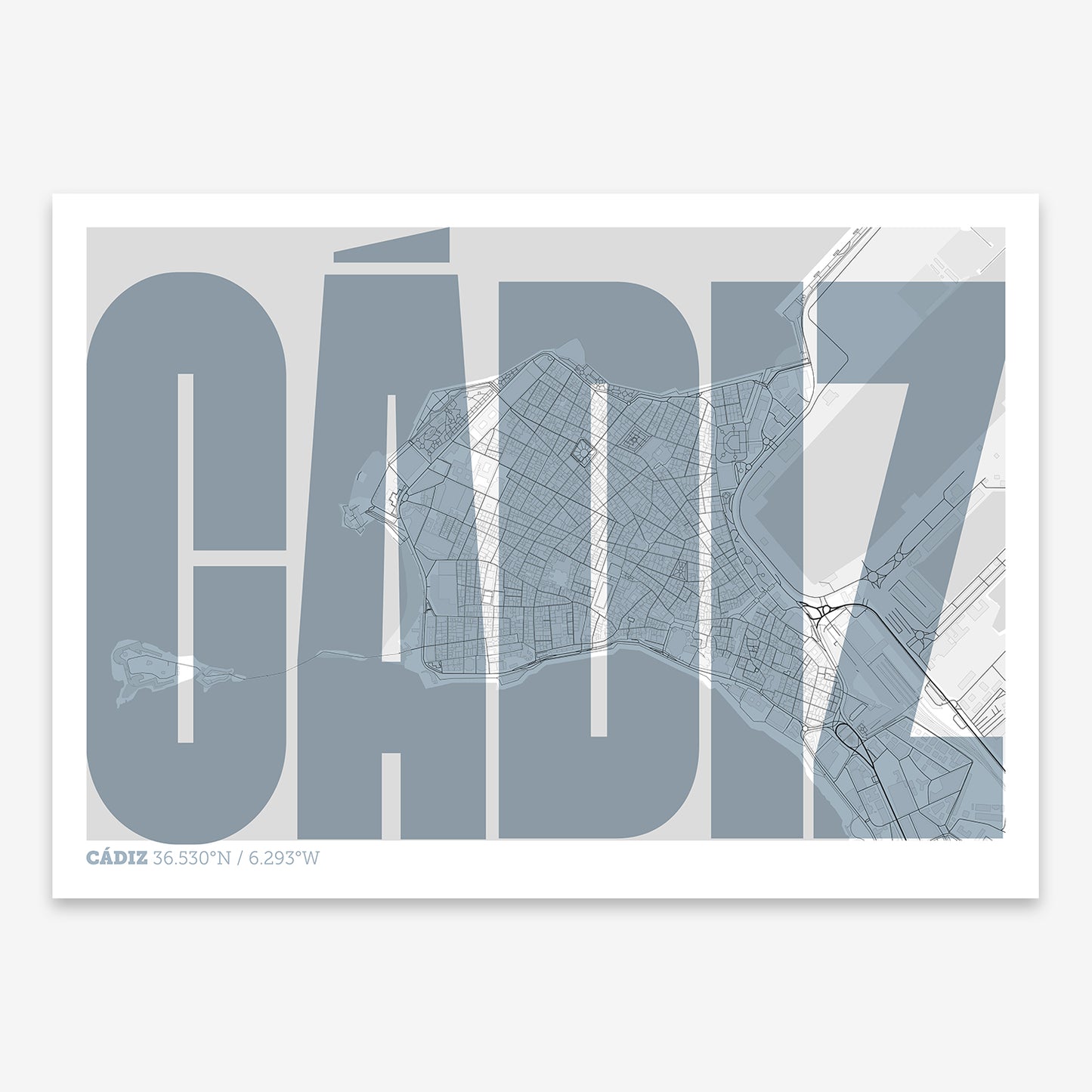 Cadiz Downtown Map V09 Urban / Frame / Yes