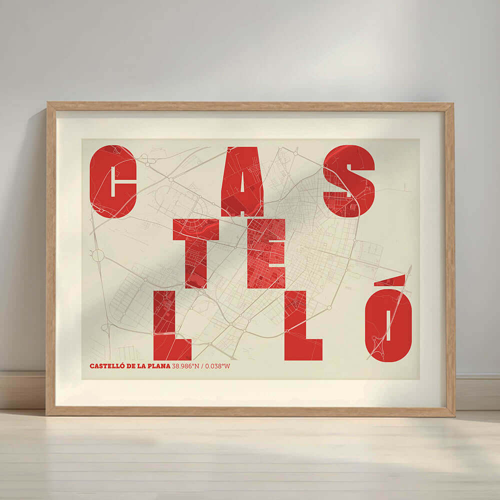 Mapa artístico de Castellón – "Cada Letra a su Aire"