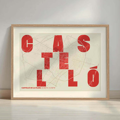 Mapa artístico de Castellón – "Cada Letra a su Aire"