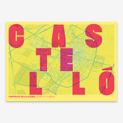 Castellon Map V08 Miami / No Frame / No