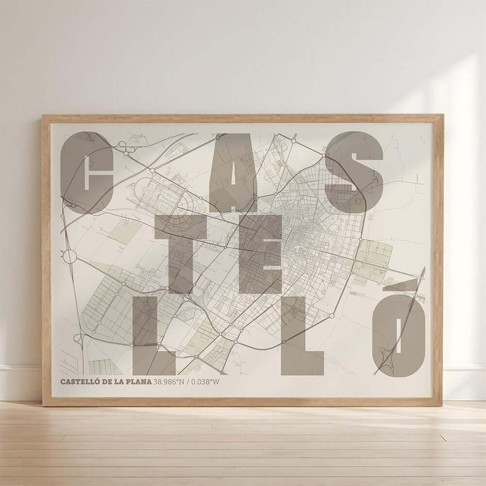 Mapa artístico de Castellón – "Cada Letra a su Aire"