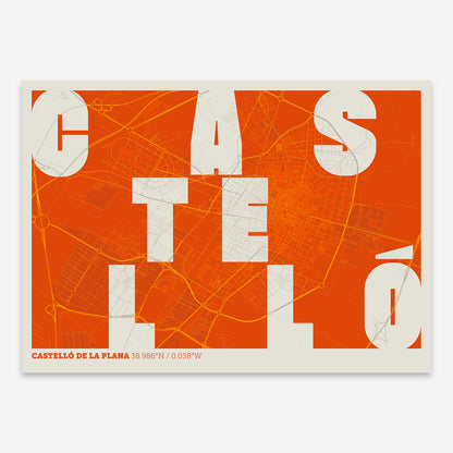 Castellon Map V08 Tribal / No Frame / No