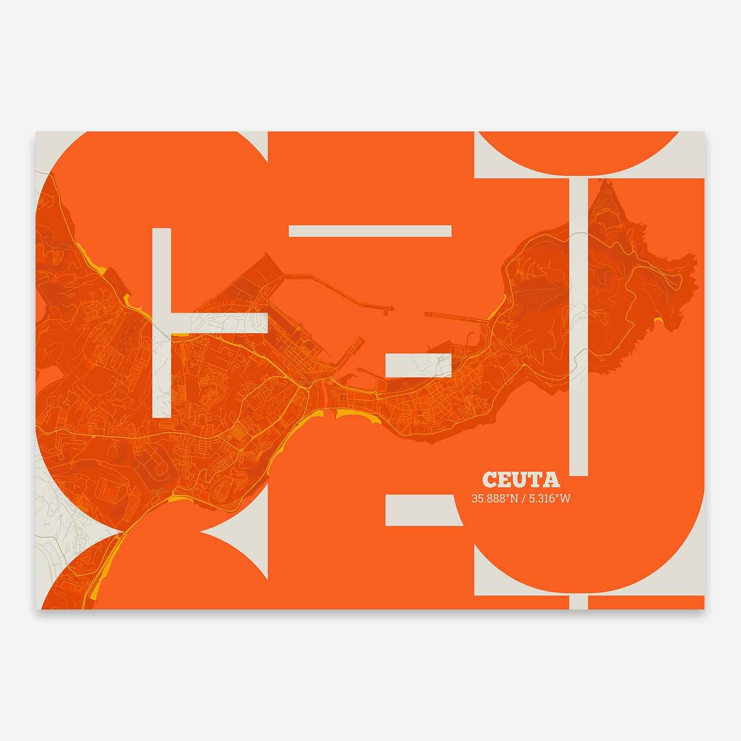 Ceuta Map V03 Tribal / Frame / Yes