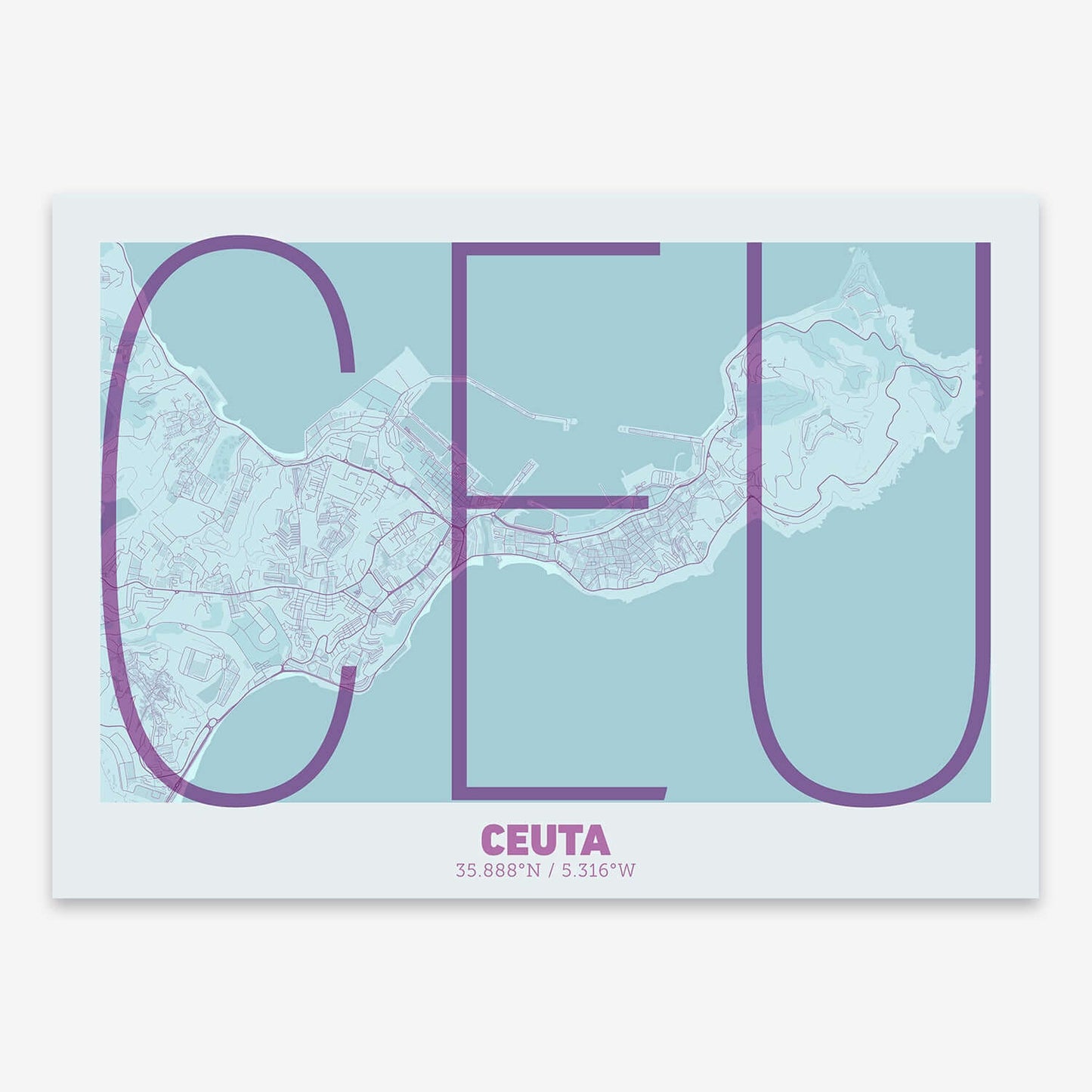 Mapa de Ceuta V07