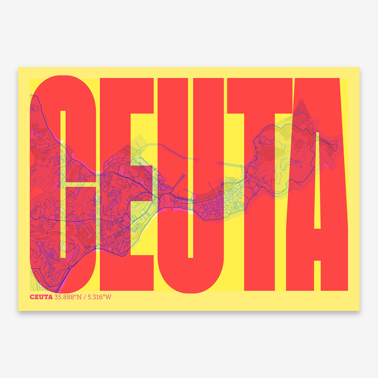 Ceuta Map V09 Miami / Frame / Yes